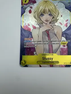 One Piece TCG Stussy (Alternate Art) OP13-110 Carrrying On His Will Holo NM/M - Image 4