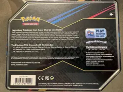 Pokemon Crown Zenith Tin Galarian Articuno Trading Card Game 2023 - Image 2