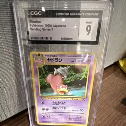 Pokemon Slowbro CGC 9 Vending Series 3 (Green) Japanese 1998 TCG Card - Image 1