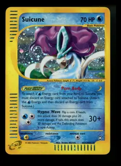 Suicune H25/H32 Aquapolis 2002 Rare Holo e-Series Pokemon Card TCG - Image 1