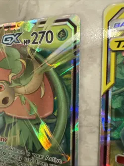 Venusaur & Snivy GX Holo Tag Team 1/236 Sm-Cosmic Eclipse Mint (2 Cards) - Image 5