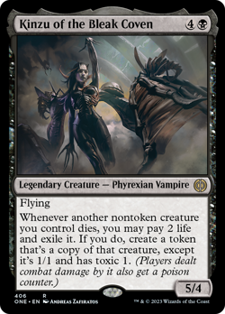Kinzu of the Bleak Coven FOIL Phyrexia: All Will Be One NM Rare CARD ABUGames - Image 1