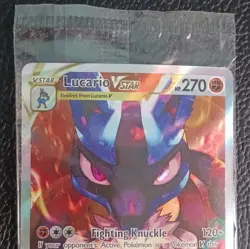 Pokemon TCG Lucario VSTAR Promo Card SWSH291 Sealed English Nintendo - Image 2