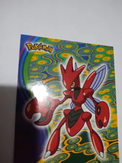 Mint Pokemon Card Vintage 2001 Glossy Topps Johto League Champions Scizor #212 - Image 5