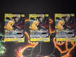 Pokemon Pikachu & Zekrom GX Tag Team Team Up 33/181 Lot of 3 Cards - Image 1