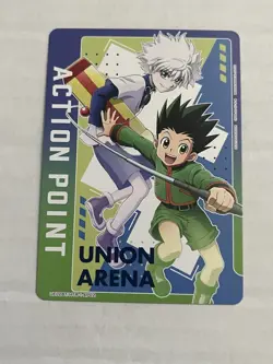 HUNTER×HUNTER Hunter Union Arena Action Point Card Gon Killua NonFoil - Image 1