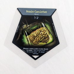 HECATOMB CCG Card Game Base Set Rare BRAIN CANISTER x1 WOTC 2005 - Image 1
