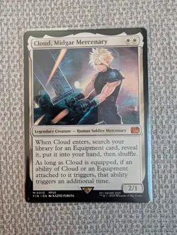 Cloud, Midgar Mercenary: Final Fantasy MTG: Mythic 0010 Regular (NM) - Image 1