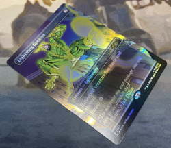 Lightning Greaves 1987 Foil Marvel's Spider-Man: Villainous Plot Secret Lair - Image 5