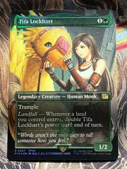 Tifa Lockhart English Chocobo Track FOIL Alternate Art Final Fantasy MTG Magic - Image 1
