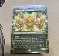 Triceraton Commander Showcase Teenage Mutant Ninja Turtles MTG MINT - Image 1