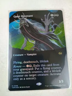 Qarsi Revenant (Borderless) - Tarkir: Dragonstorm (TDM) MTG Magic - NM+ Foil - Image 1