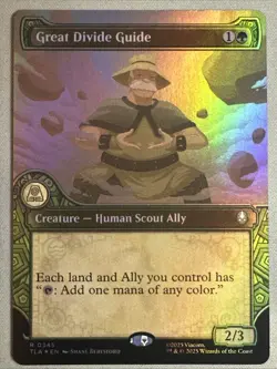 MTG / Great Divide Guide / TLA / #345 / FOIL (Showcase) / Rare / NM - Image 1