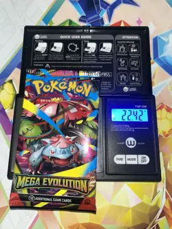 (HEAVY) 22.42g Pokemon TCG Mega Evolution Booster Pack (SEALED)✅ - Image 1
