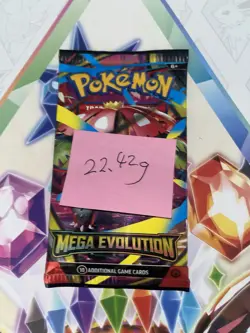(HEAVY) 22.42g Pokemon TCG Mega Evolution Booster Pack (SEALED)✅ - Image 2