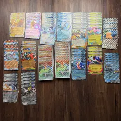 Pokemon Oversized Jumbo Lot of 80 Cards Victini Lugia Snorlax Venusaur & More! - Image 1