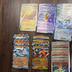 Pokemon Oversized Jumbo Lot of 80 Cards Victini Lugia Snorlax Venusaur & More! - Image 3