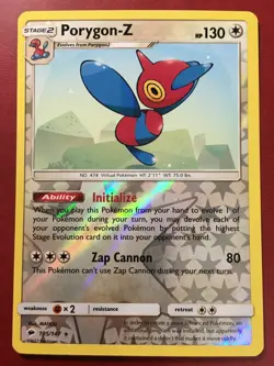 POKEMON PORYGON-Z 105/147 BURNING SHADOWS RARE REVERSE HOLO NEAR MINT - Image 1