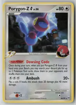 Porygon-Z G 26/99 Pokemon TCG Arceus Regular Rare Card (Light Play) LP 2 - Image 1