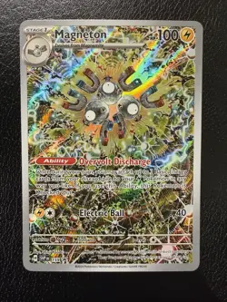 Magneton Pokemon Scarlet and Violet Promo Full Art #159 NM/LP - Image 1
