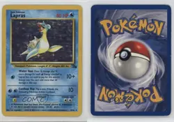 Lapras Holo Pokemon Fossil #10 1999 - Image 3