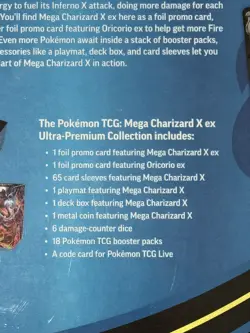 Pokemon Mega Charizard X ex Ultra-Premium Collection Box Sealed - Image 3