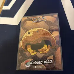2024 POKEMON STAINED GLASS Crystal Cards Collection Kabuto #140 Kabutops #141 - Image 2