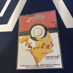 2024 POKEMON STAINED GLASS Crystal Cards Collection Kabuto #140 Kabutops #141 - Image 3