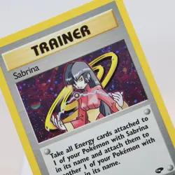 Pokemon TCG - Sabrina 20/132 Gym Challenge Holo Rare WOTC - NM - Image 1