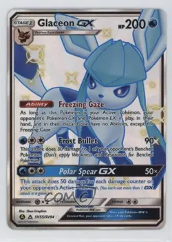 Shiny - Glaceon GX Pokemon Sun & Moon Hidden Fates Vault #SV55 - Image 1