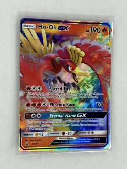 Pokemon TCG Black Star Promo SM57 Ho-Oh GX Ultra Rare Holo NM - Image 2