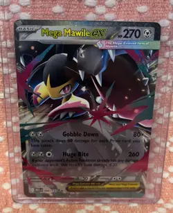 MEGA MAWILE EX 094/132 MEGA EVOLUTIONS POKEMON (DOUBLE RARE, NM) - Image 1