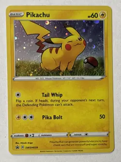 Pikachu SWSH039 Cosmos Holo Pokemon TCG Black Star Promo Ungraded - Image 1