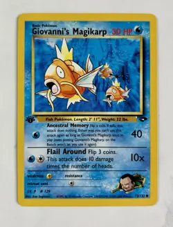 Giovanni's Magikarp 2000 Pokemon Gym Challenge 1st Edition #73/132 * Near Mint - Image 1