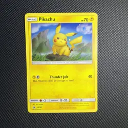 Pokemon Pikachu TCG Holo Blackstar Promo SM183 - Image 1
