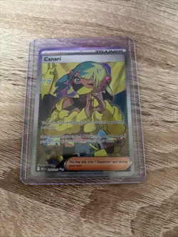 Pokemon TCG Canari Trainer-Supporter ASC 257/217 Full Art Holo Rare English - Image 1