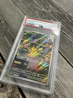 2023 POKEMON MEW EN-151 ILLUSTRATION RARE #173 PIKACHU PSA 10 - Image 2