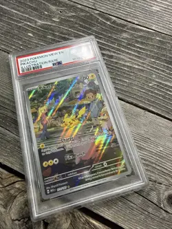 2023 POKEMON MEW EN-151 ILLUSTRATION RARE #173 PIKACHU PSA 10 - Image 3