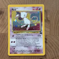 Rare Pokemon Holo Mew Black Star Promo 9 - Image 1
