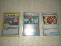 Pokemon 15/82 1st Edition Here Comes Team Rocket!, 179/182 TR VB, 172/182 TR BB - Image 1