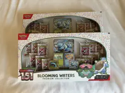 POKEMON TCG: Scarlet & Violet 151 - Blooming Waters Premium Collection (2-Pack) - Image 1