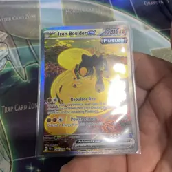 Pokemon TCG Iron Boulder ex 207/162 Temporal Forces Special Illustration Rare - Image 4