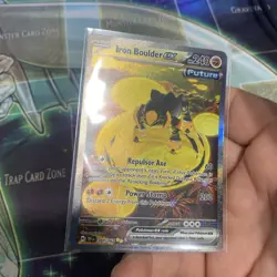 Pokemon TCG Iron Boulder ex 207/162 Temporal Forces Special Illustration Rare - Image 5