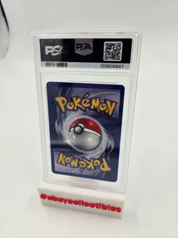 Pokemon Gym Heroes Lt. Surge's Fearow 7/132 PSA 8 - Image 2