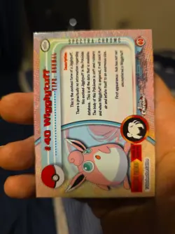 Topps Chrome Pokemon 2000 Spectra Chrome Lot - Wigglytuff and Golem - Near Mint - Image 5