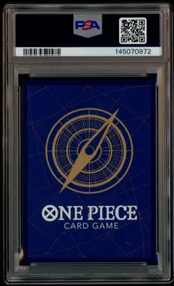 2025 One Piece OP13 ENGLISH 3rd Anniversary Gold #004 Shanks PSA 10 GEM MINT - Image 3