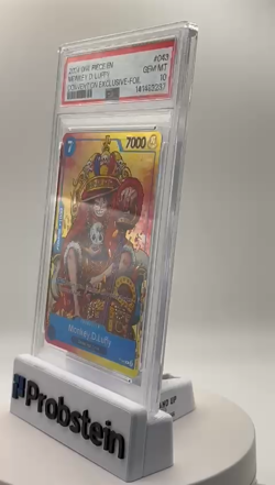#1 2024 One Piece EN Convention Exclusive Foil #043 Monkey D Luffy PSA 10 - Image 2