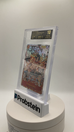 2024 One Piece Best Premium Bstr Manga OP02013 Portgas D. Ace BGS 10 BLACK LABEL - Image 2