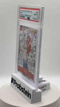 2024 ONE PIECE PRB01 EN #016 NAMI MANGA ALTERNATE ART PSA 10 GEM MINT - Image 2