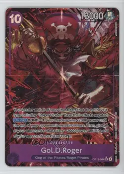 2025 One Piece Card Game: Carrying on His Will OP13 English SR Gol D Roger - Image 1